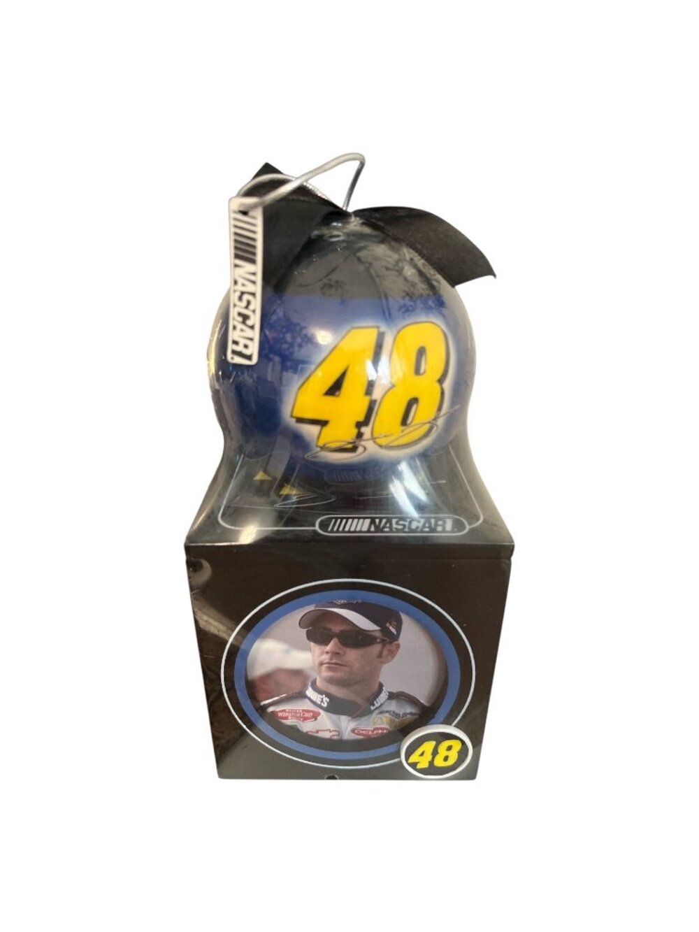 2004 Jimmie Johnson NASCAR 48 Lowes Chevrolet Enesco Christmas Ornament Sealed